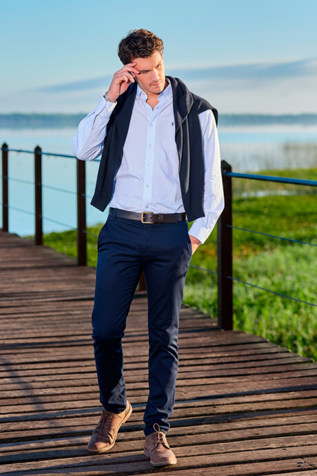 Pantalón de hombre Azul