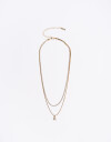 Collares Cortos Strass Collares Cortos, Strass Basics - Dorado