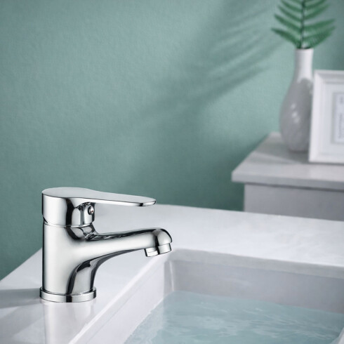 LAVATORIO MONO CROMO 40MM - ANZIO GAMAS DE GRIS