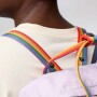 Mochila Fjallraven Kanken Rainbow Unisex Pastel Lavender-Rainbow