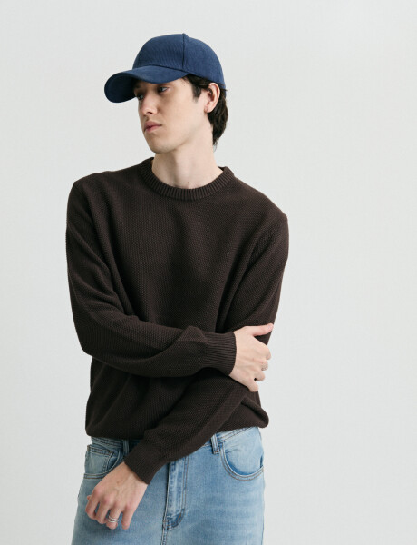 470982 SWEATER HARRY Chocolate