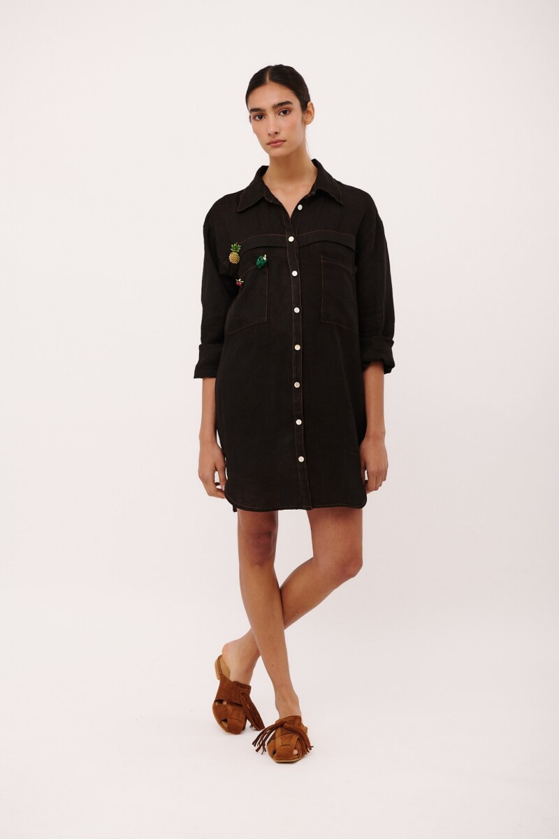 CAMISA MEN MORANGO - Negro 