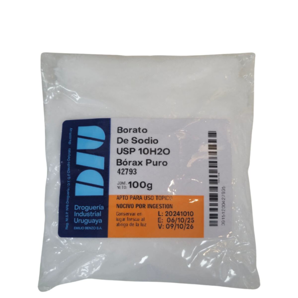 Borato de Sodio DIU 100g 