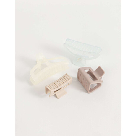 Broches Sets Set por 4 Combinacion Multicolor