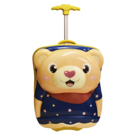 Valija Infantil Rígida Mochila Maleta Pequeña Escuela Viaje Azul