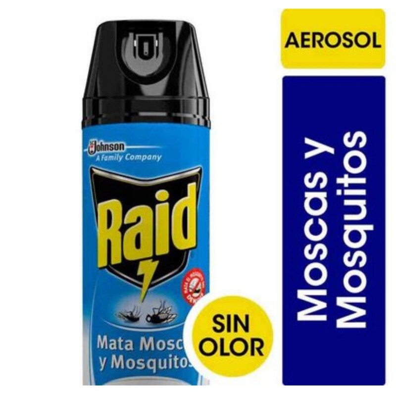 Insecticidas Raid Aerosol Sin Olor 5 EN 1 360 ML Insecticidas Raid Aerosol Sin Olor 5 EN 1 360 ML
