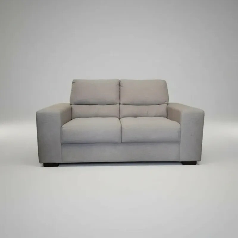 SOFA 2 CUERPOS - TELA GRIS CLARO SOFA 2 CUERPOS - TELA GRIS CLARO