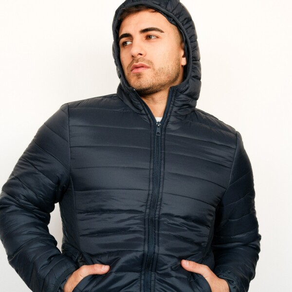 Campera Puffer Liviana Navy