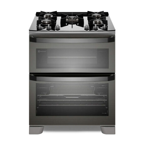 Cocina a Gas Electrolux FE5AD 5 Hornallas Doble Horno Gris