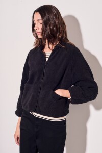 Campera Reversible Negro