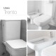 Juego Inodoro Bidet Ferrum Trento Completo 000