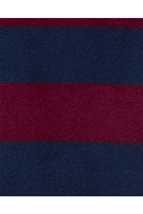 Pijama una pieza de micropolar, con pie, diseño a rayas. Talles 12-24M Pijama una pieza de micropolar, con pie, diseño a rayas. Talles 12-24M