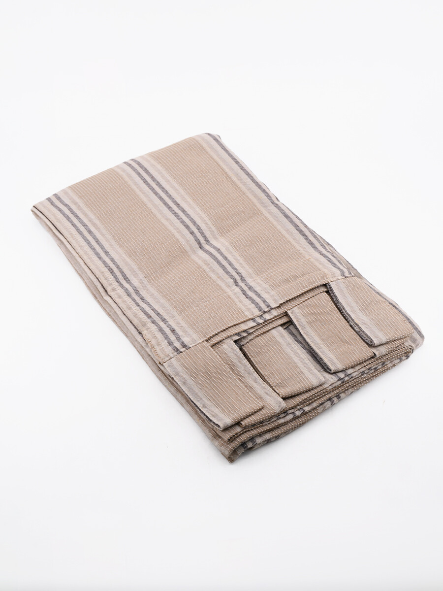 CORTINA RAYAS - BEIGE 