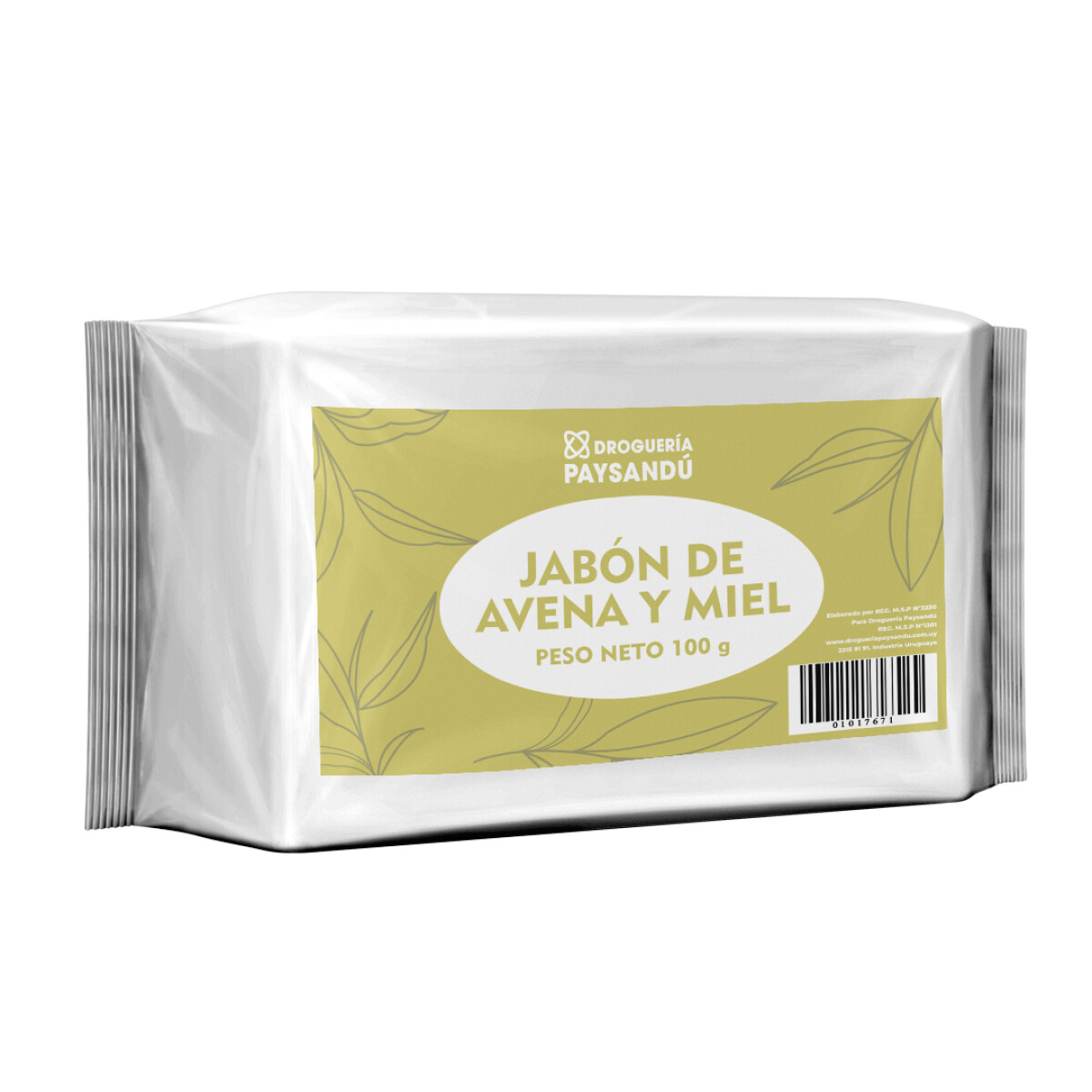 Jabón avena y miel 100g 