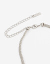 Collares Cortos Metal Collar Corto Metal Mesh. - Plateado Rodio