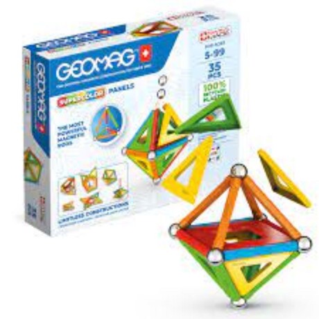 Juego Geomag Supercolor Panel Recycled 35 Pcs 001