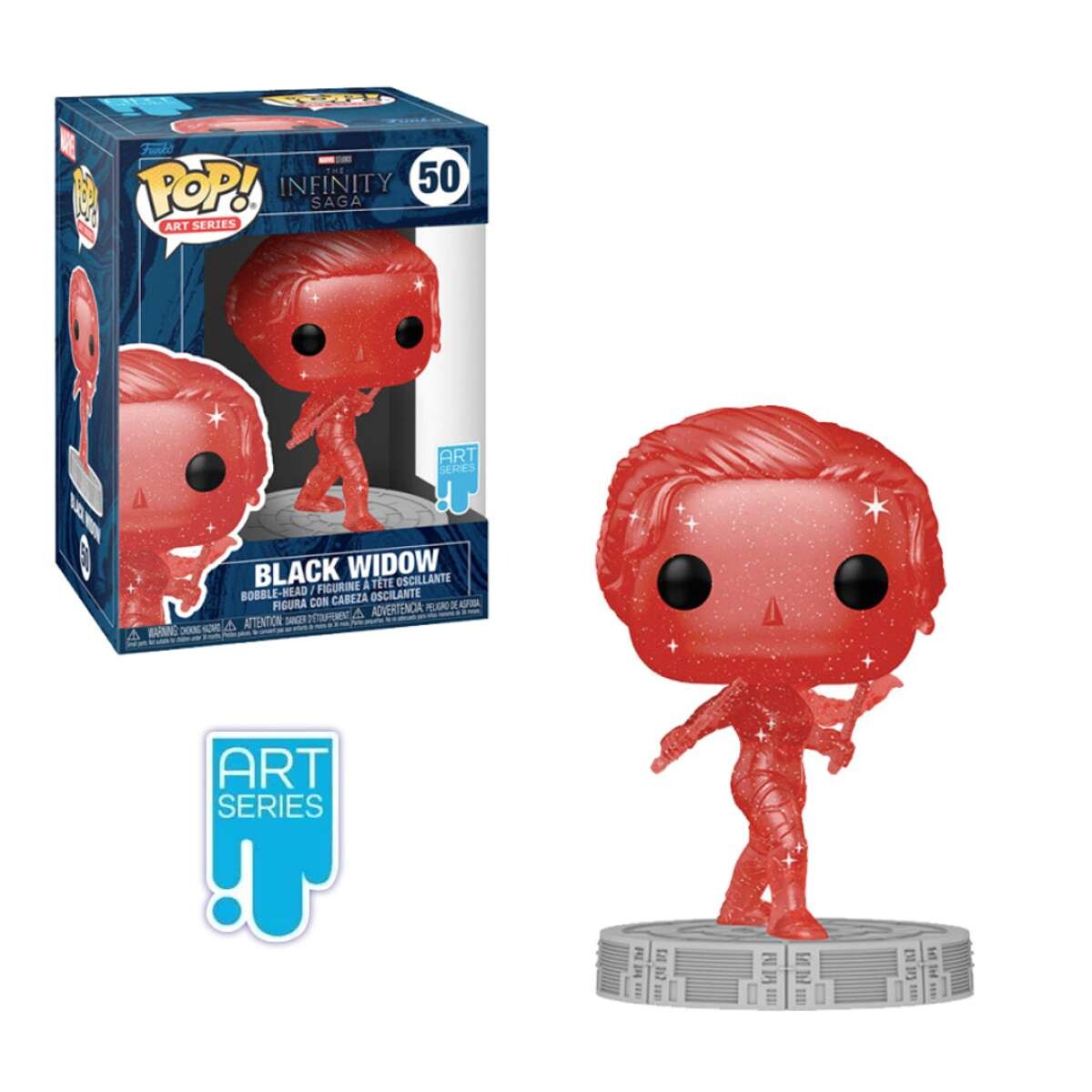 Black Widow Art Series The Infinity Saga 50 + Protector Acrílico Oficial - [Exclusivo] 