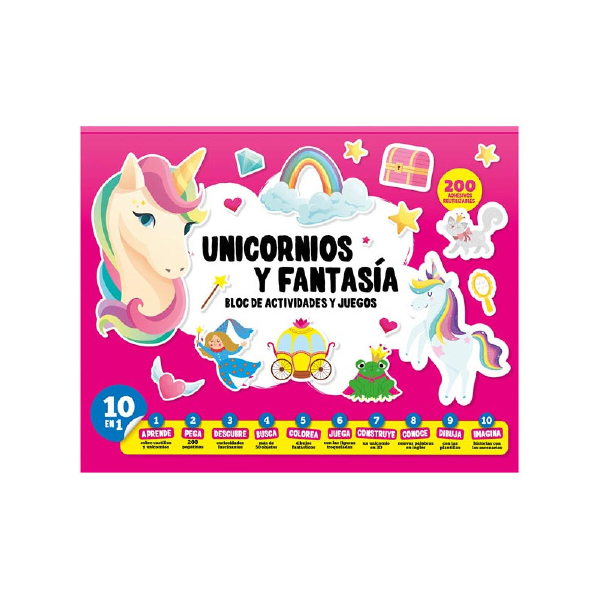 Block de Actividades Imagiland - Unicornios y Fantasia 