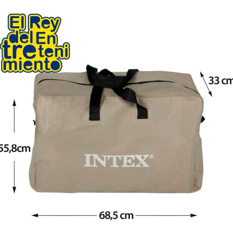 Bote Intex Gomón Inflable 5 Personas Remos Inflador 1
