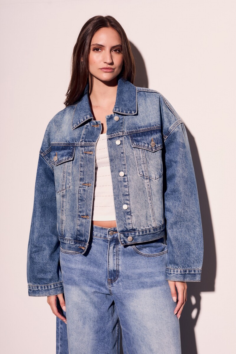 Campera Denim Oversize - Denim 
