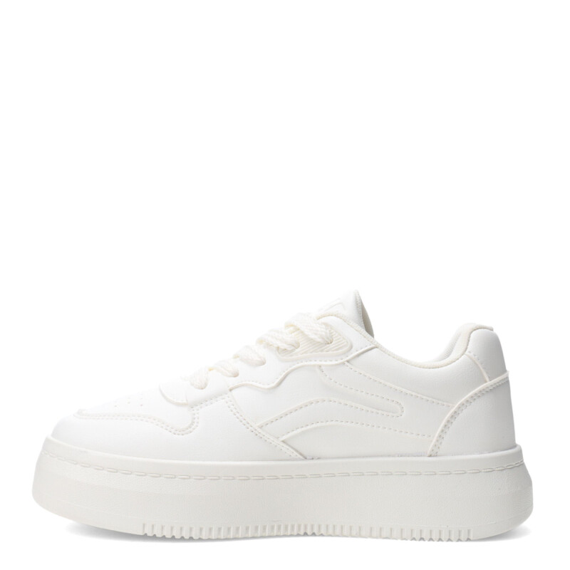 Championes de Mujer Miss Carol Varila Acordonada Blanco