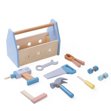 Caja 12 Piezas de Herramientas Wooder 1186 de Madera 001
