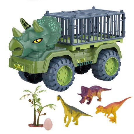 Camión Vehículo Dinosaurio con Animales Juguete para Niños Triceratop