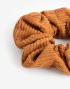 Skunzies Lisas Maxi Scrunchie De Corderoy - Marron Chocolate