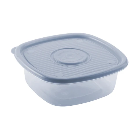 Recipiente Cuadrado 1L Varios Colores CELESTE