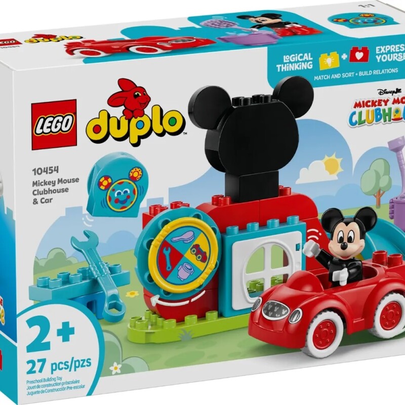 Lego® Duplo® Disney Casa Y Auto De Mickey Mouse Kit 10454 Cantidad de piezas 27 Lego® Duplo® Disney Casa Y Auto De Mickey Mouse Kit 10454 Cantidad de piezas 27