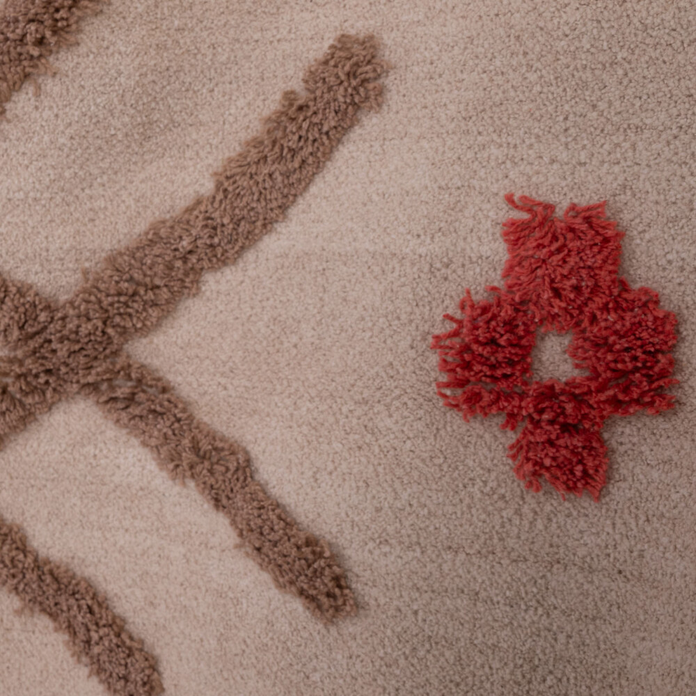 ALFOMBRA ALGODON NATURAL-BEIGE YANTRA