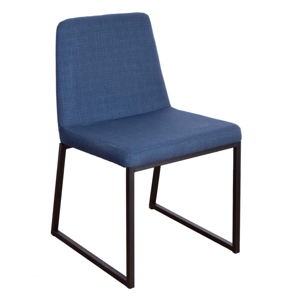 SILLA DE OFICINA METAL AZUL HERMES