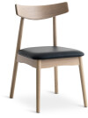 Silla de comedor LYNGHOLM negro/roble nat Silla de comedor LYNGHOLM negro/roble nat