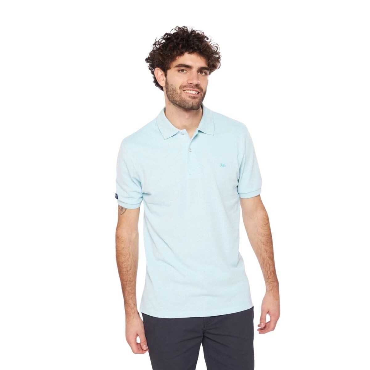 REMERA POLO S-4XL - OLIVA 