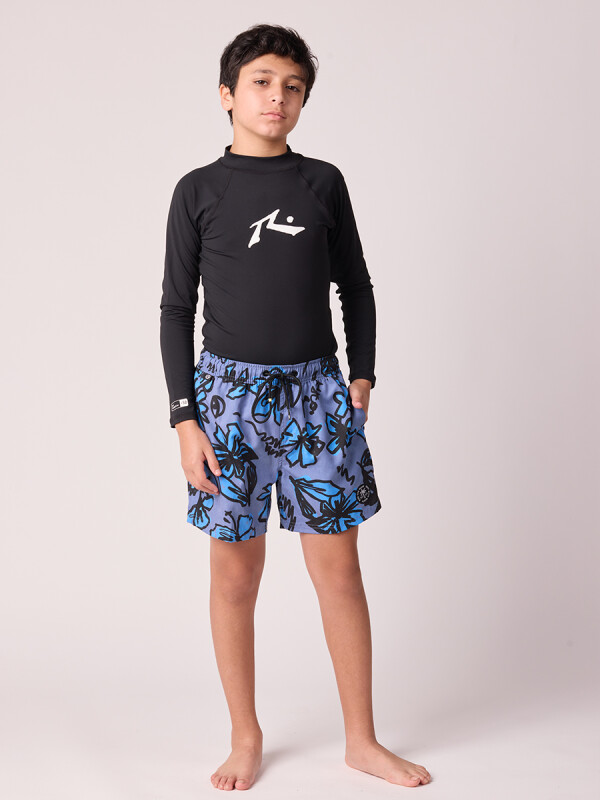 RASHGUARD LETTIE TEEN RUSTY Negro