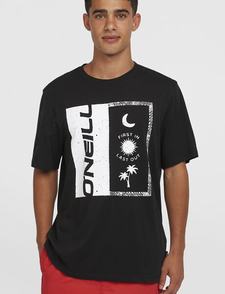 Remera O'Neill Front Print Negro Negro