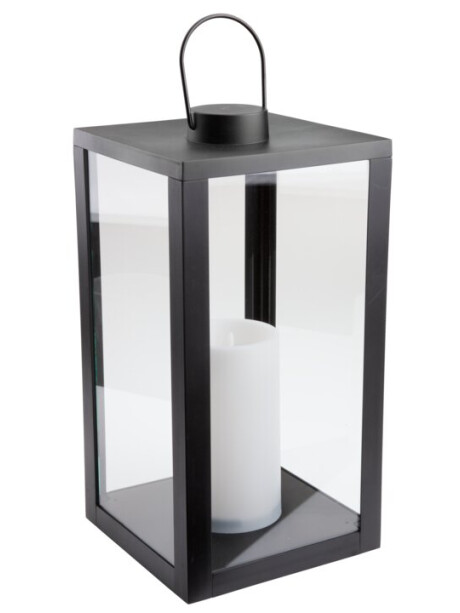 Farol navideño GEFJON 20x20x40 cm con luz LED Farol navideño GEFJON 20x20x40 cm con luz LED