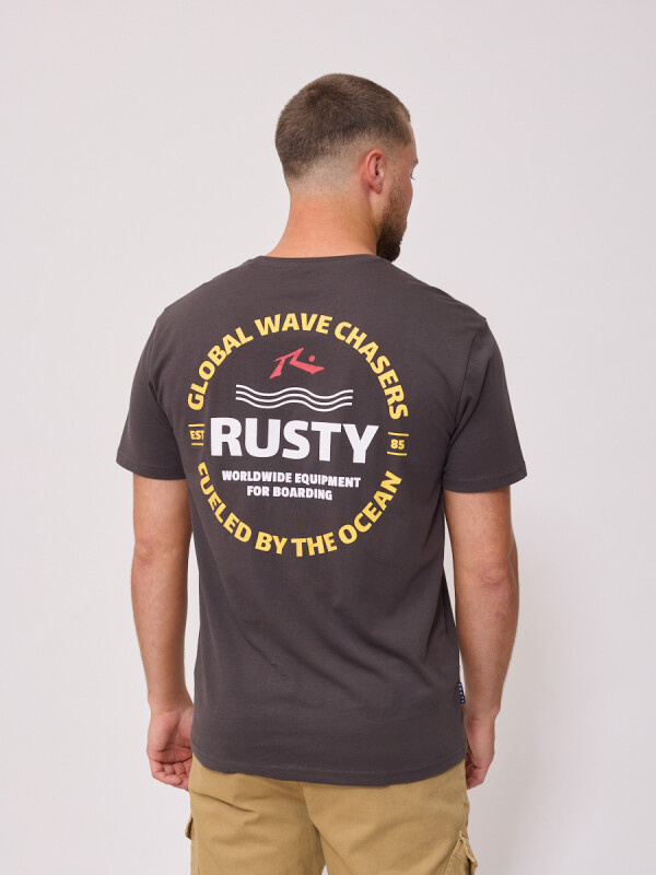 T-SHIRT LEIFU RUSTY Gris