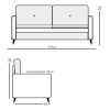Sillón Juego De Living Sofá De 3 Cuerpos Fascinio Sillón Juego De Living Sofá De 3 Cuerpos Fascinio