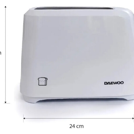 Tostadora Eléctrica Daewoo | Ranuras Anchas | Color blanco Tostadora Eléctrica Daewoo | Ranuras Anchas | Color blanco