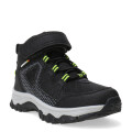 Botas de Niña Croco Kids MONTPELIER acordonada y con velcro Negro