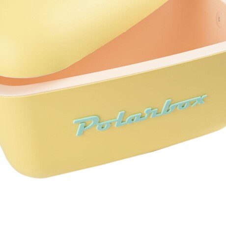 Conservadora Hielera Polarbox Vintage 20lt Con Asada Pop Amarillo y Verde Agua