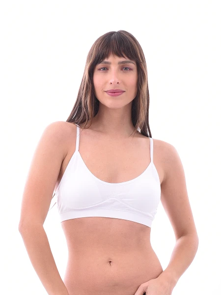 TOP BÁSICO SEAMLESS BLANCO