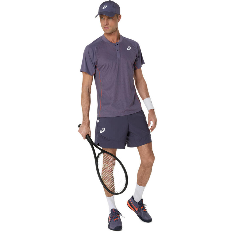 Short Tenis Match 7In Hombre Indigo Fog