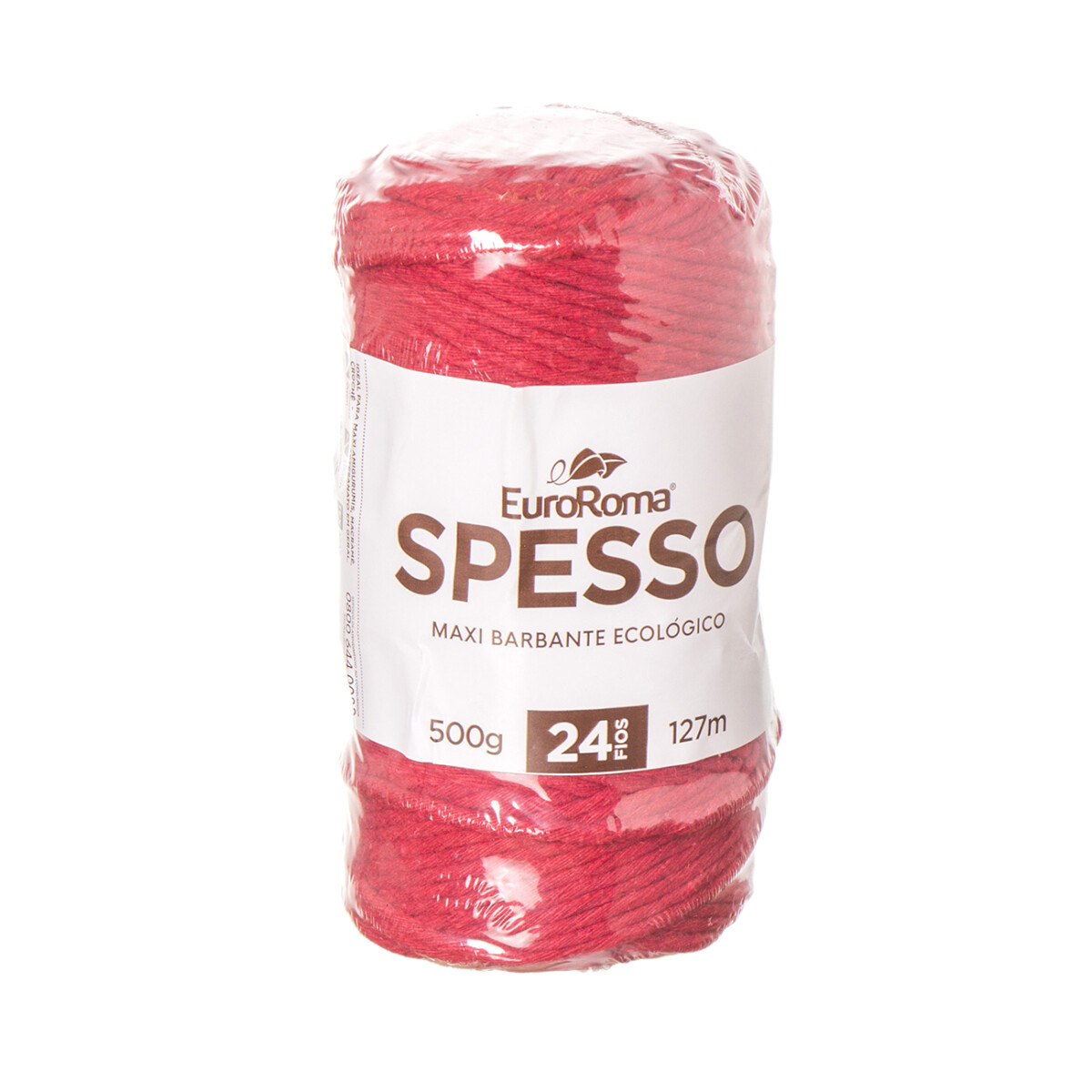 Spesso algodón Euroroma manualidades crochet y macrame - rojo 