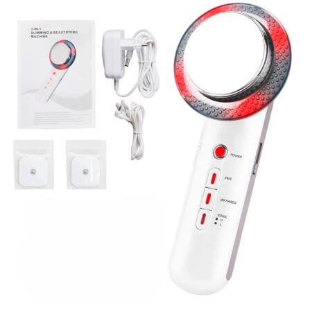 Cavitador Infrarrojo 3en1 Multifuncional Estética Blanco