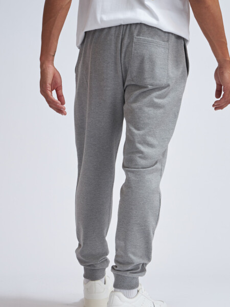 Pantalón deportivo Gris Claro Melange