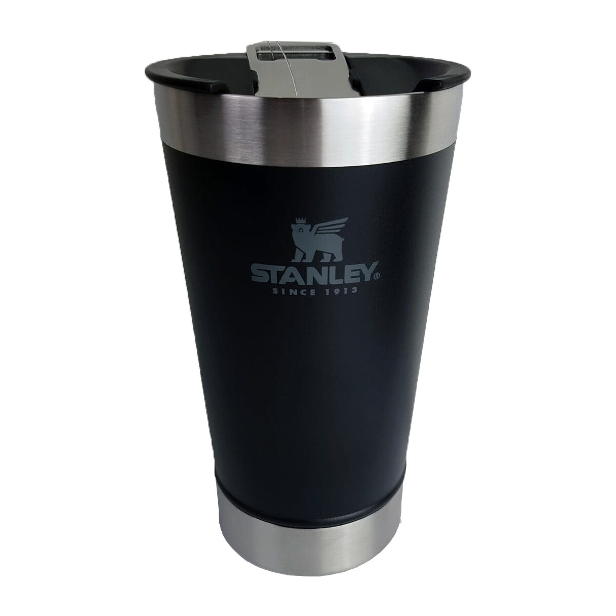 Vaso De Cerveza Stanley Negro 473ml 