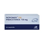 NOVOMOL 750 MG. CJ X 20 COMP. única