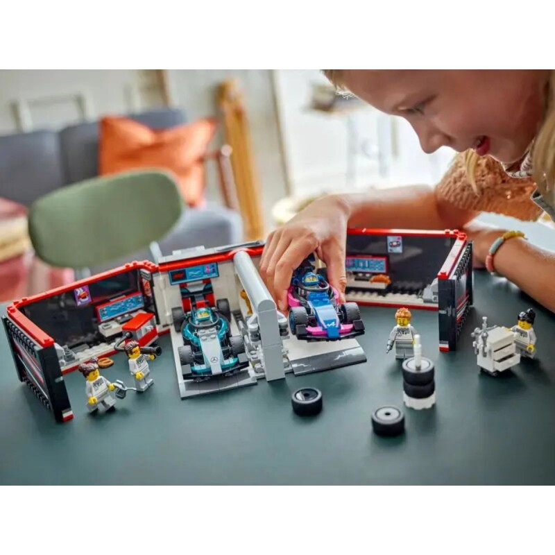 Lego City F1 Garaje de F1® con Coches Mercedes-AMG y Alpine 678 pcs 7+ Lego City F1 Garaje De F1® Con Coches Mercedes-amg Y Alpine 678 Pcs 7+